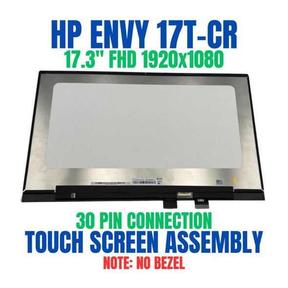 1 of 8-image forHP M93580-AA1 17.3" FHD non AR 300 VPP DBTS LB/BOE Touch Screen Assembly