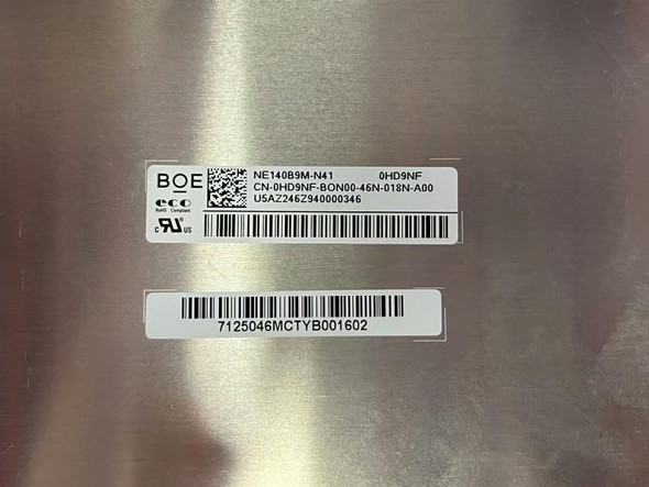 2 of 5-image forDell 391-BHVB 14" 16:10 2.8K 2880x1800 Anti-Glare Non Touch its WVA Display ComfortView Plus