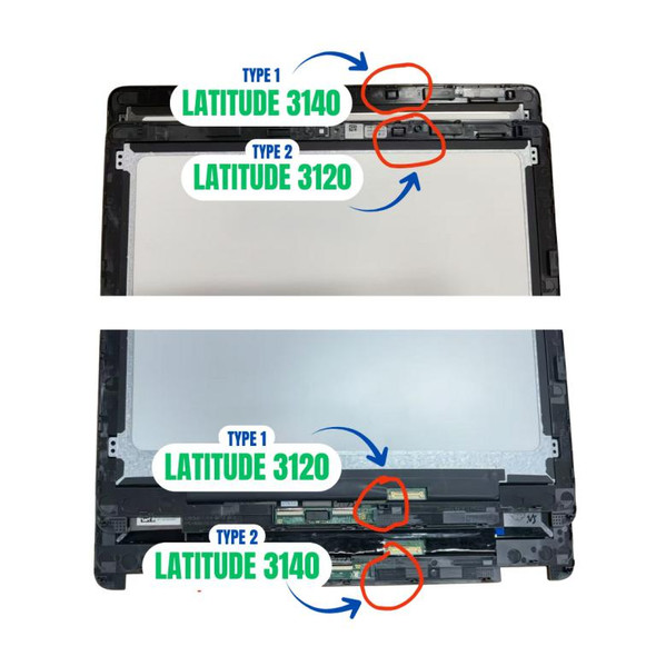 2 of 10-image forDell 11.6" Touch Screen Replacement LCD Screen Latitude 3140 806R4
