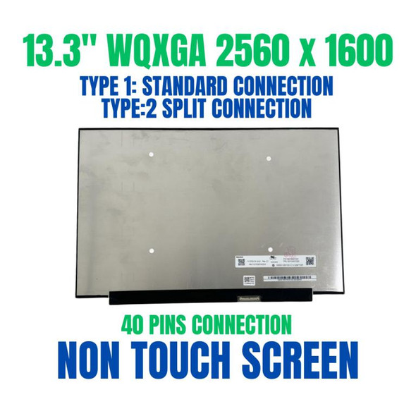 1 of 11-image forAU Optronics B133QAN03.2 1A 13.3" IPS WQXGA AG Display Screen Panel matte AUO