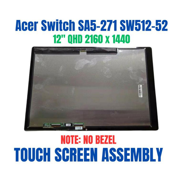 1 of 4-image for12" LCD Touch Screen FHD Digitizer Assembly Acer Switch Alpha 12 SA5-271