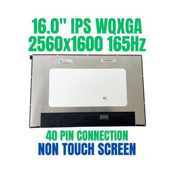 1 of 4-image for16.0" 165HZ LCD LED Screen AUO B160QAN03.K 2560x1600 EDP 40 PIN QHD Non Touch