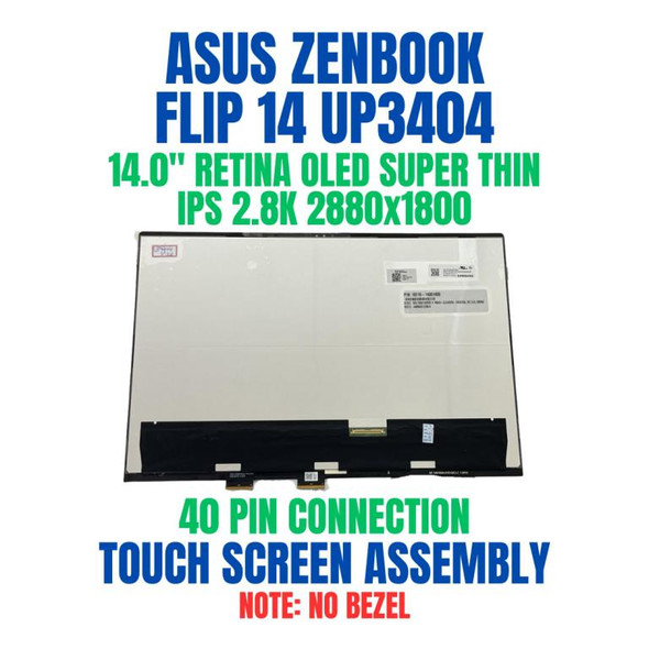 1 of 6-image forASUS Zenbook 14 Flip OLED UP3404 14" 2880x1800 LCD Touch Screen Display