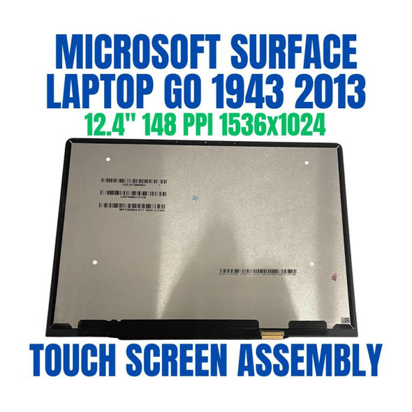 1 of 5-image for12.4" LCD Display Touch Screen Assembly Microsoft Surface Laptop Go 2 2013