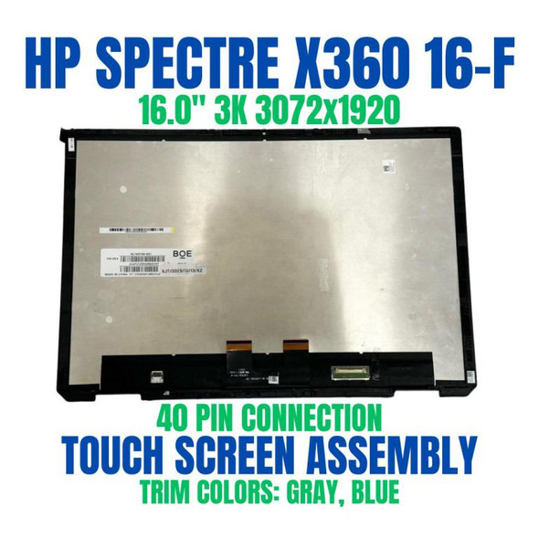 1 of 10-image forHP M51675-1j2 16.0" 3k Non Ar 400 Vfz Dbts Tpk/auo Screen