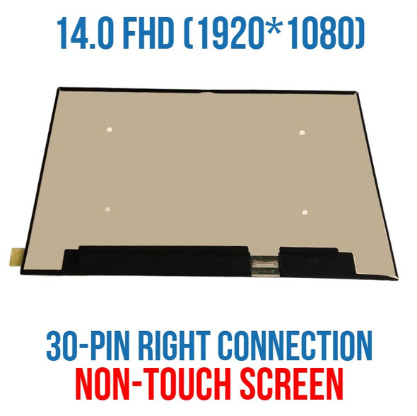 1 of 5-image forM140NWFA R3 14" Laptop Display LCD Screen Replacement Panel Matrix 1920x1080 30 Pin