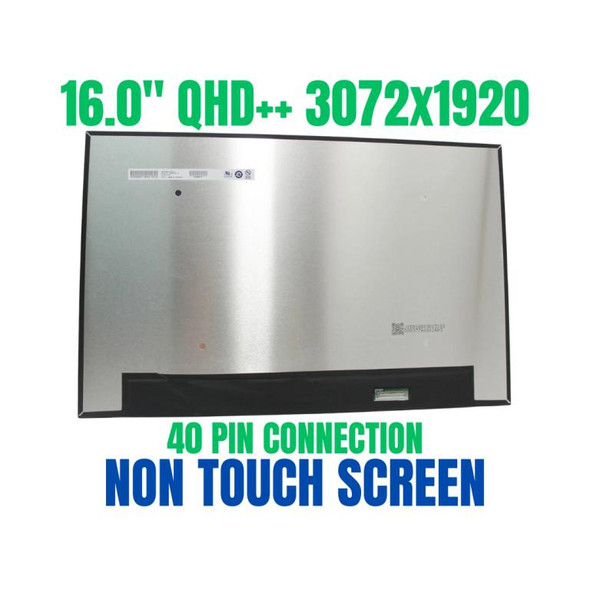 1 of 5-image forB160QAN01.R 16" QHD 2560x1600 LCD Display 60HZ Laptop Panel Non Touch