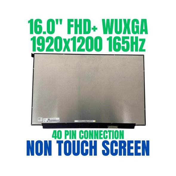 1 of 10-image forReplacement BOE NV160WUM-NX2 V8.0 16.0" LAPTOP Screen 1920x1200 40 Pin 165HZ