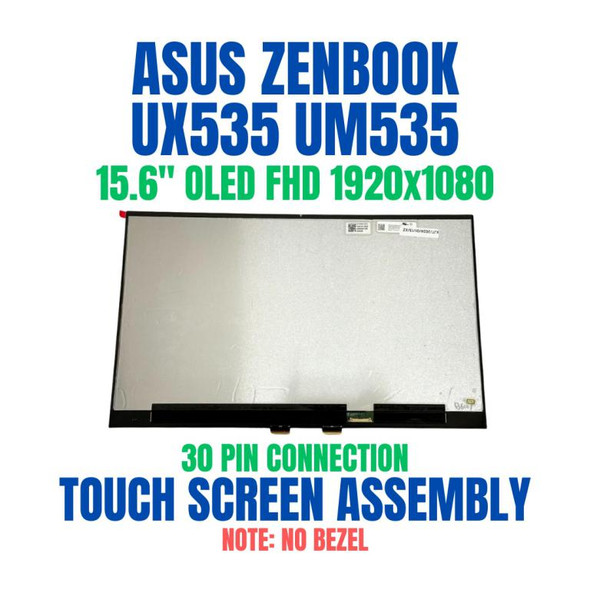 1 of 8-image forScreen ASUS ZENBOOK PRO UM535QE-XH91T 15.6" FHD Touch Screen Assembly