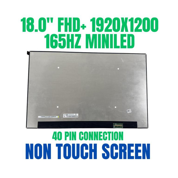 1 of 9-image forNE180WUM-NY1 18" Non Touch Replacement LCD Laptop Screen