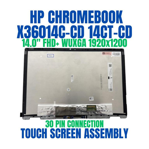1 of 9-image for14" HP Chromebook x360 14C-CD0097NR 14CT-CD000 LCD Touch Screen Assembly