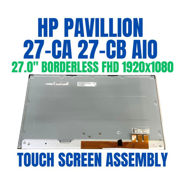 1 of 9-image for27" HP 27-cb1277c P/N M51673-440 LCD Touch Screen Display FHD 1920x1080