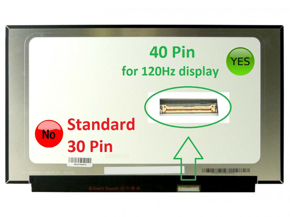 2 of 4-image forDell Inspiron 15 3530 P112F P112F011 LCD Screen 15.6" FHD 120hz Display PN 0TK0DH