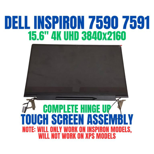 1 of 11-image forDell C7HP51 Inspiron 7591 2-in-1 4K Assembly Replacement Laptop LCD LED Screen Display Monitor