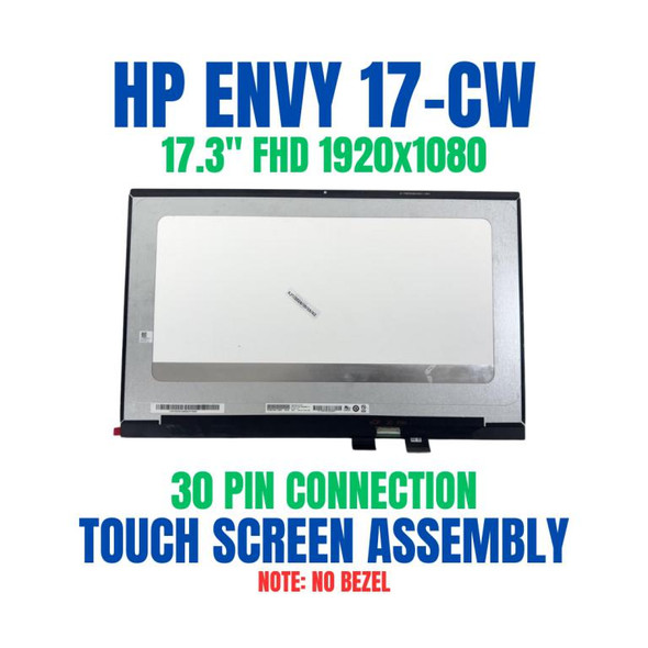 1 of 7-image for9W412UA HP Envy 17.3" LAPTOP PC 17-CW1XXX FHD Touch Screen Assembly No Bezel