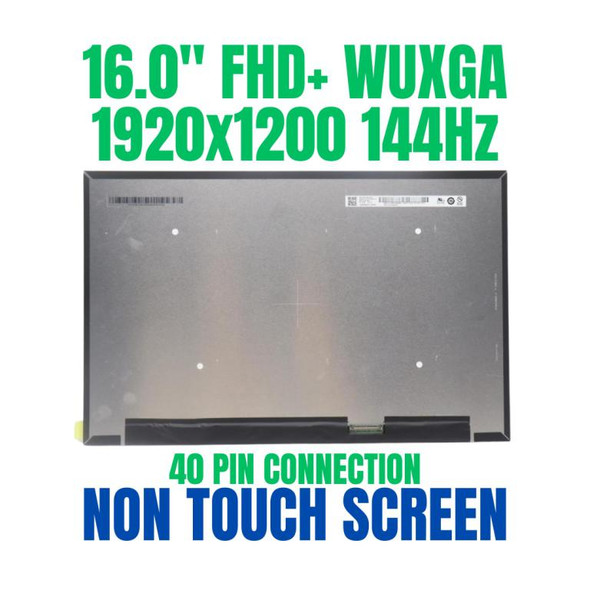 1 of 5-image forN160JME-GTK LED LCD Non Touch Screen Display Panel 16" 1920x1200 40 Pin