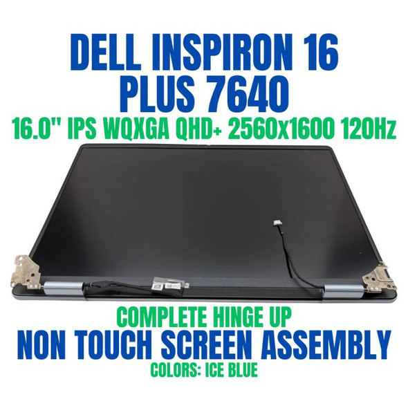 1 of 6-image forOEM Dell Inspiron 16 Plus 7640 16" QHD LCD Screen Assembly 2WD0Y 02WD0Y