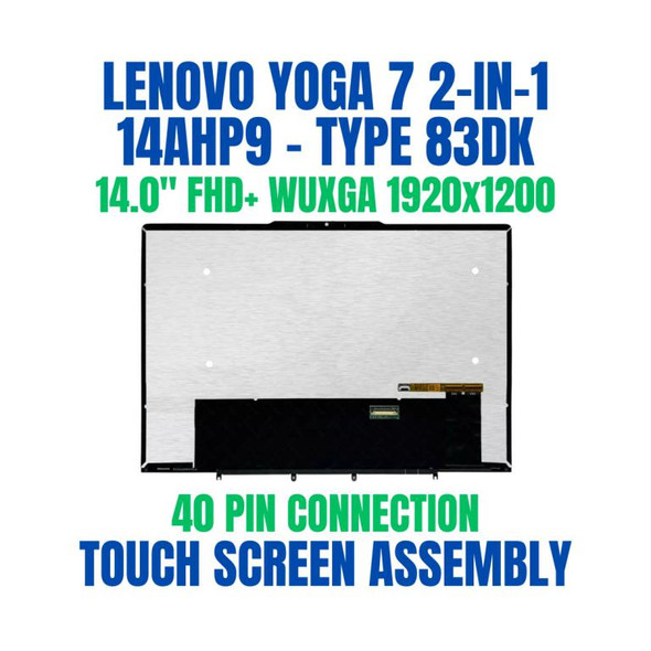 1 of 9-image forScreen Lenovo Yoga 7 83dk002hmz FHD+ Touch Screen Assembly