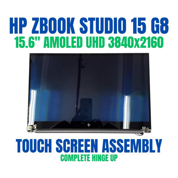 1 of 1-image for6W571U8 HP ZBook Studio G8 15.6" UHD UWVA OLED Touch Screen Assembly