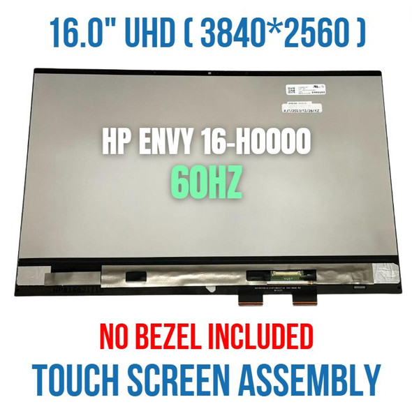 1 of 8-image for6C8S4EAR HP Envy 16-h0729nz 16.0" 3840x2560 Touch Screen Assembly AMOLED