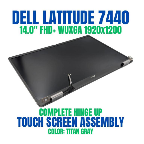 1 of 8-image forDell Latitude 7440 Non Touch Display Assembly Aluminum Titan Gray 3T9GN