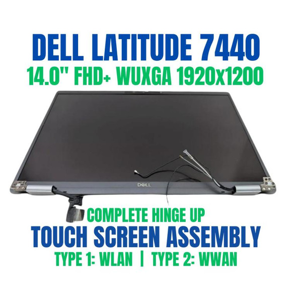 1 of 12-image forDell Latitude 7440 Laptop Touch Screen LCD Assembly infrared CAM G1Y09