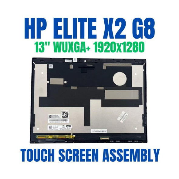 1 of 8-image for7K156LC HP Elite x2 G8 13.0" WUXGA+ Touch Screen Assembly