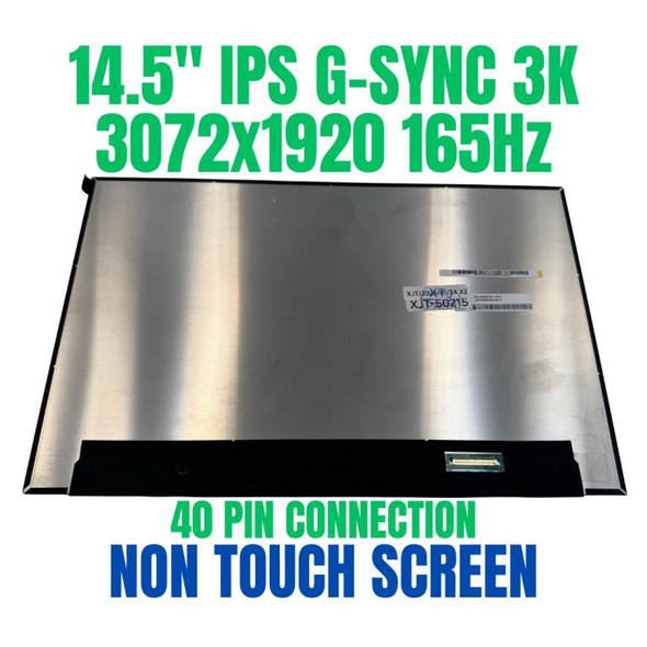 1 of 10-image for165Hz 14.5" 3K LAPTOP LCD Screen NE145F8M-NY1 3072X1920 40 Pin