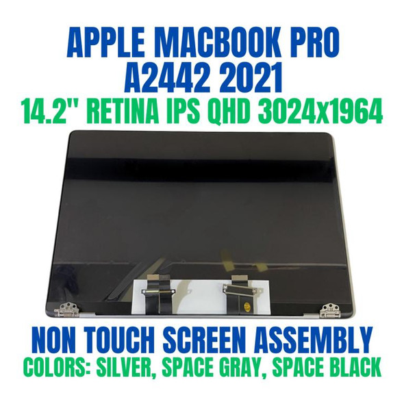 1 of 7-image forFull LCD Screen Display Assembly Apple MacBook Pro M1 2021 A2442 EMC 3650
