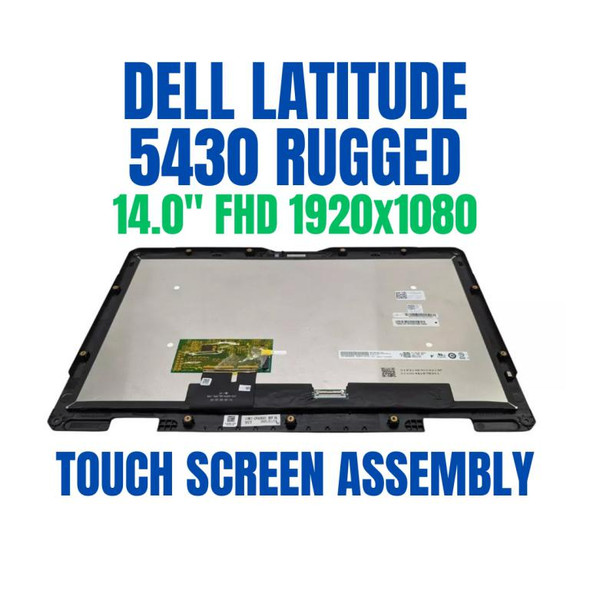 1 of 6-image forOEM Dell Latitude 5430 Rugged 14" Touch Screen FHD LCD Screen Panel YY1T4