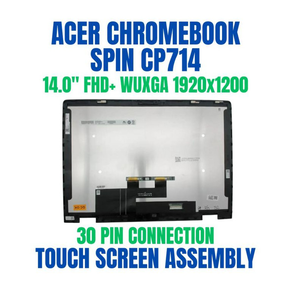 1 of 6-image forAcer CHROMEBOOK SPIN 714 CP714-1WN-76DE 14.0" FHD+ Touch Screen Assembly