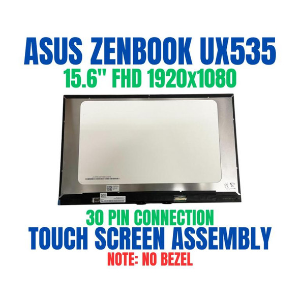 1 of 9-image forScreen ASUS ZENBOOK PRO UX535LI-BN SERIES 15.6" Touch Screen Assembly No Bezel Full HD 1920x1080