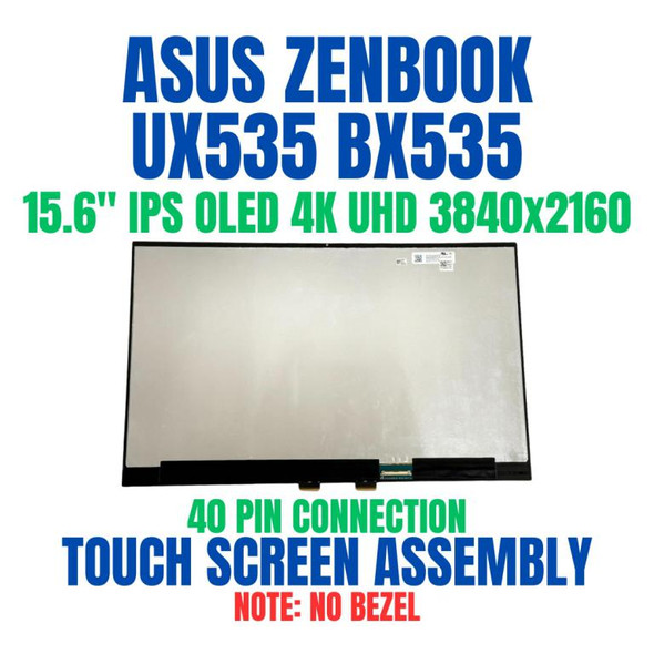 1 of 8-image forASUS ZENBOOK PRO UX535LI-BO SERIES 15.6" 3840x2160 Touch Screen Assembly No Bezel IPS 4K OLED