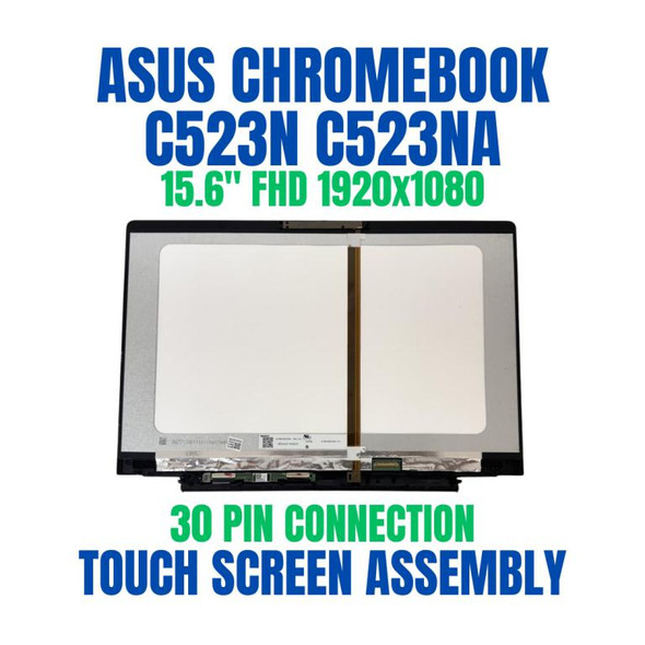 1 of 7-image forASUS CHROMEBOOK C523NA-BB01-CB 15.6" 1920x1080 Full HD Touch Screen Assembly