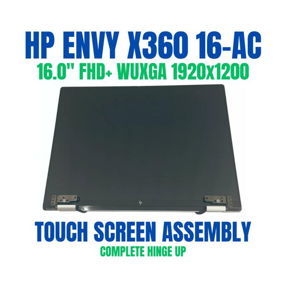 1 of 7-image forA9MX3EA HP Envy 16-ac0006ci 16" 1920x1200 Complete Hinge Up Touch Screen Assembly FHD+ WUXGA