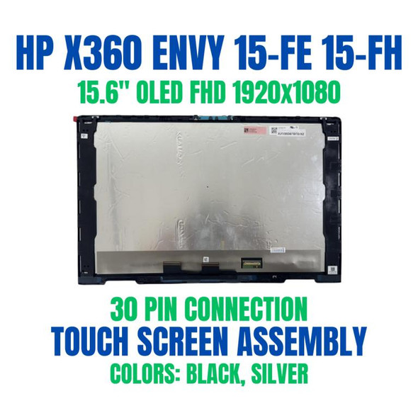 1 of 10-image for8C4U3EA HP Envy 15-fe0777ng 15.6" 1920x1080 OLED Touch Screen Assembly
