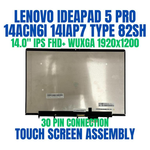 1 of 9-image for82L700A5MB Lenovo Ideapad 5 Pro-14ACN6 14.0" WUXGA+ IPS Touch Screen Assembly