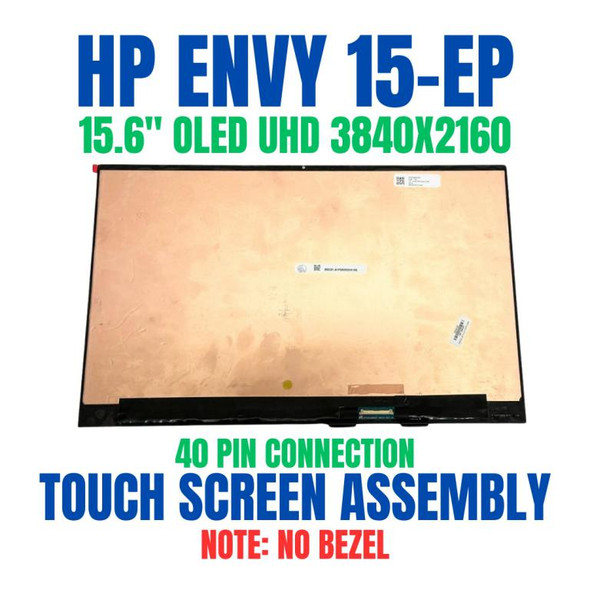 1 of 6-image for10M22UA HP Envy LAPTOP 15-EP0008CA 15.6" 3840x2160 Touch OLED AMOLED Screen Assembly No Bezel