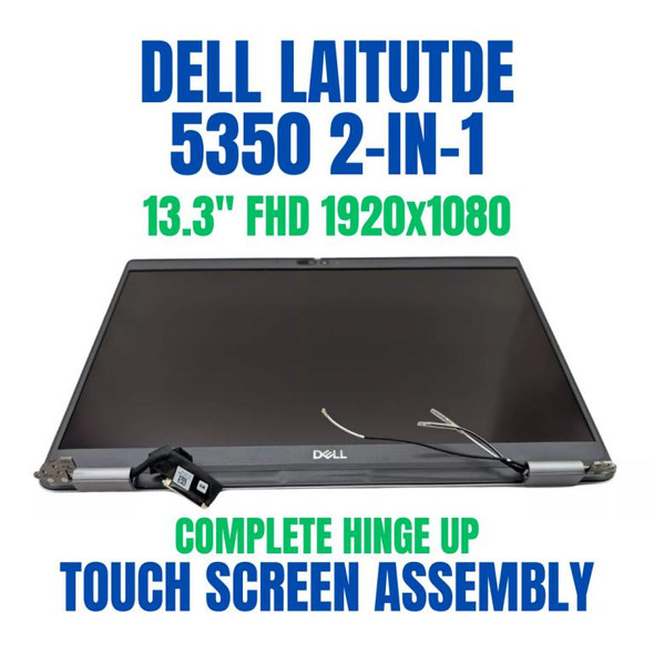 1 of 5-image forOEM Dell Latitude 5350 2-in-1 FHD LCD Touch Screen Assembly infrared Cam 4G 5KCJT