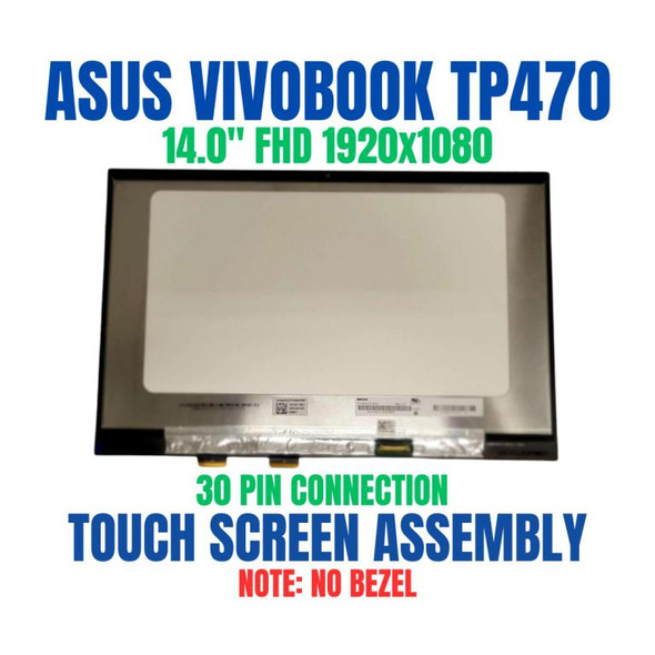 1 of 7-image forASUS VIVOBOOK FLIP TP470EA-AS79T-CA 14.0" 1920x1080 Full HD Touch Screen Assembly No Bezel