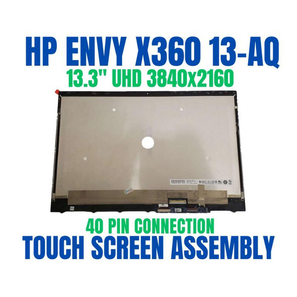 1 of 5-image for5PC45AAR HP Envy 13T-AQ000 LAPTOP 13.3" UHD 40 Pin Touch Screen Assembly