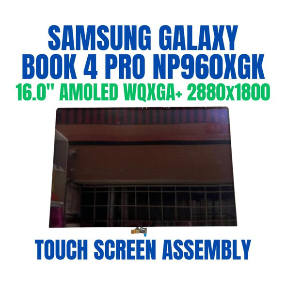 1 of 4-image forSamsung GALAXY BOOK4 PRO NP960XGK-KG1FR 16" 2880x1800 Touch OLED Screen Assembly