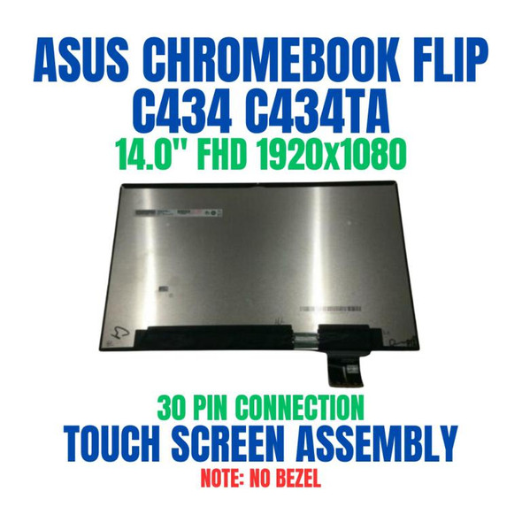 1 of 4-image forASUS CHROMEBOOK FLIP C434TA-DSM4T 14.0" Full HD 1920x1080 Touch Screen Assembly No Bezel