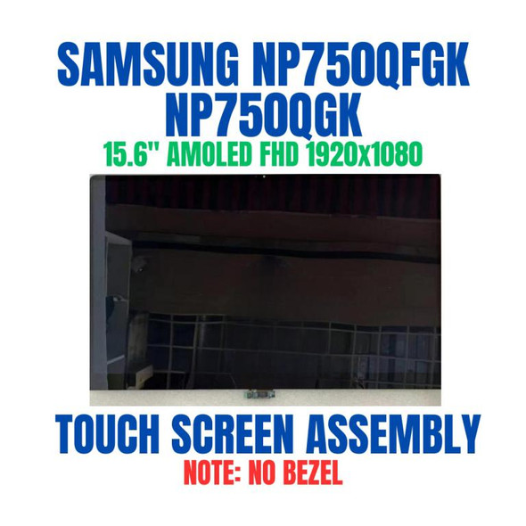 1 of 7-image forSamsung GALAXY BOOK4 360 NP750QGK-KG2US 15.6" 1920x1080 Touch Screen Assembly No Bezel AMOLED