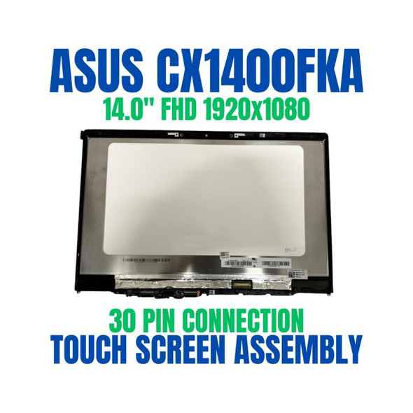 1 of 10-image forASUS CHROMEBOOK FLIP CX1400FKA 14.0" 1920x1080 Touch Screen Assembly Full HD