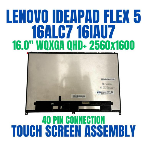 1 of 10-image forLenovo Ideapad Flex 5 16ALC7 16IAU7 82Y1 LCD Touch Screen QHD 5D10S39795 Bezel
