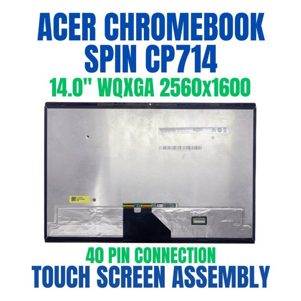 1 of 9-image forAcer CB-LCD Panel LCD LED Module 14.0" WQXGA GLARE Bezel LED LCD HENGHAO HD-L140QA02-F5PA/B140QAN03.2 KL.1400H.036