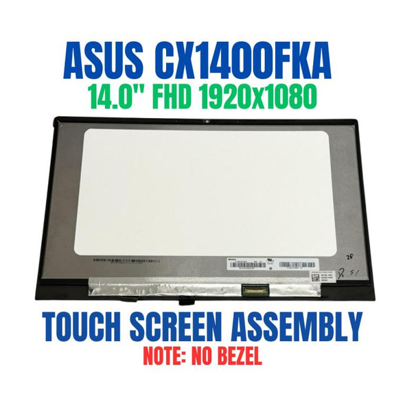 1 of 9-image forASUS CHROMEBOOK CX1400 SERIES 14.0" FHD Touch Screen Assembly No Bezel
