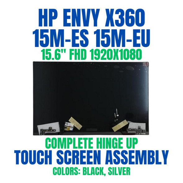 1 of 6-image for63V69UA HP Envy X360 15-ES1066NR 15.6" 1920x1080 Complete Hinge Up Touch Screen Assembly