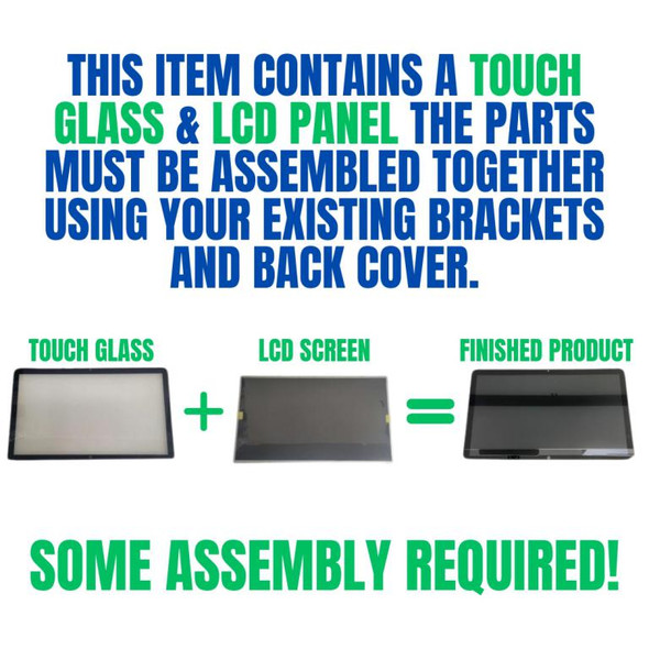 1 of 2-image for15.6" Touch Screen Bezel SONY Vaio SVF15AC1QL SVF15AA1QL